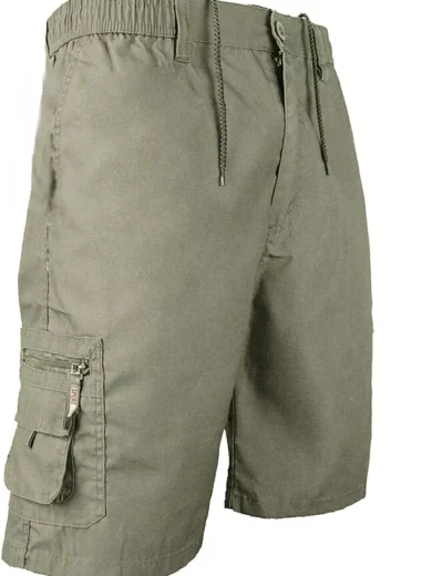 Mens Cargo Shorts Cottonblend Elasticated Cargo Combat Summer Holiday Pants NEW - Image 17