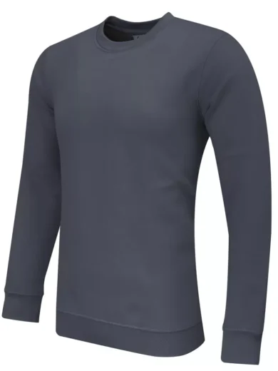 Mens Plain Sweatshirt Jumper Crew Neck Sweater Pullover Work Casual Top S-3XL - Image 13