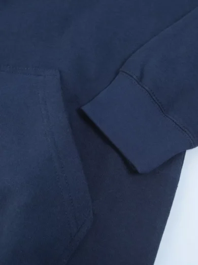 Mens Full-Zip Hooded Fleece Sweatshirt Plain Workwear Casual Jumper SweaterS-3XL - Image 13