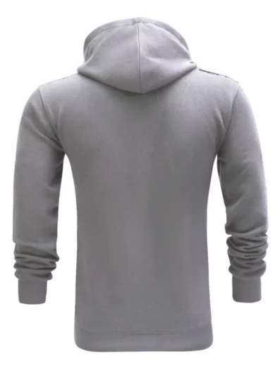 Mens Plain Fleece Zip Up Top Zipper Hoody Sweatshirt Gym Jumper Hoodie NewS-3XL - Image 13
