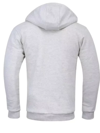 Mens Padded Borg Fleece Lined Full Zip Up Hoodie Sweatshirt Quality Jacket M-3XL - Image 12