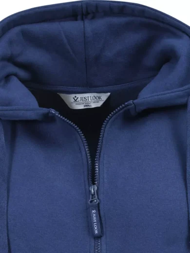 Mens Plain Fleece Zip Up Top Zipper Hoody Sweatshirt Gym Jumper Hoodie NewS-3XL - Image 17