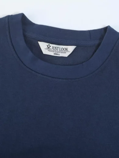 Mens Plain Sweatshirt Jumper Crew Neck Sweater Pullover Work Casual Top S-3XL - Image 3