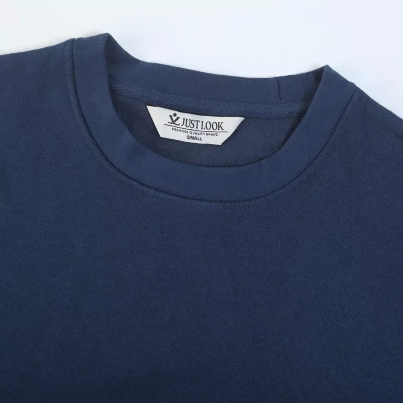 Mens Plain Sweatshirt Jumper Crew Neck Sweater Pullover Work Casual Top S-3XL - Image 3