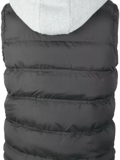 Mens Body Warmer Gilet Hoodie Hooded Contrast Sleeveless Jacket S M L XL XXL - Image 4