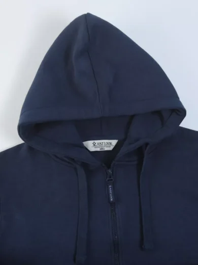 Mens Plain Fleece Zip Up Top Zipper Hoody Sweatshirt Gym Jumper Hoodie NewS-3XL - Image 3