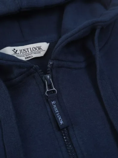 Mens Plain Fleece Zip Up Top Zipper Hoody Sweatshirt Gym Jumper Hoodie NewS-3XL - Image 5