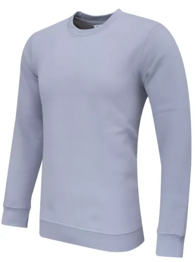 Mens Plain Sweatshirt Jumper Crew Neck Sweater Pullover Work Casual Top S-3XL - Image 7