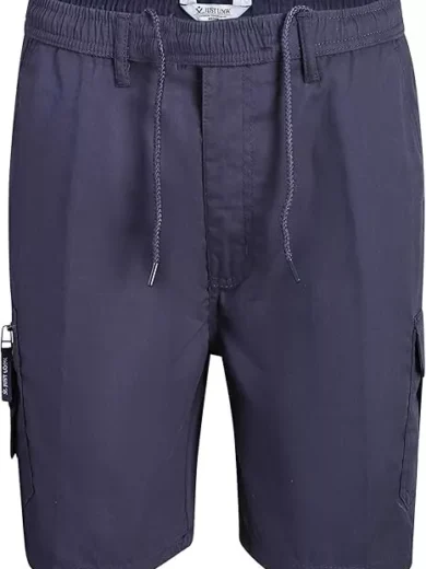 Mens Elasticated Cargo Shorts Summer Casual Cotton Combat Pants New M - 2XL - Image 8