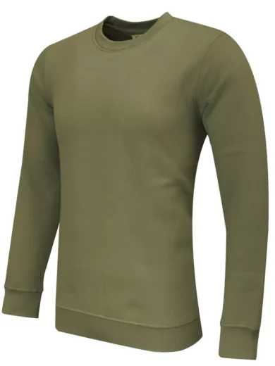Mens Plain Sweatshirt Jumper Crew Neck Sweater Pullover Work Casual Top S-3XL - Image 10