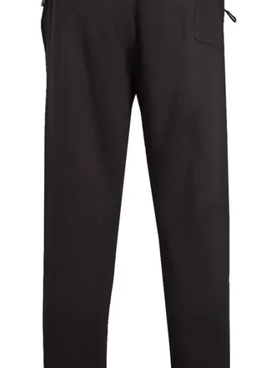Mens Fleece Jogging Bottoms ZIP Pockets Pants Plain Open Hem Joggers Trouser - Image 10