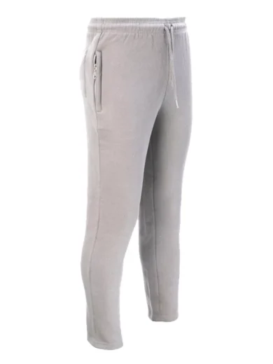 Mens Fleece Jogging Bottoms ZIP Pockets Pants Plain Open Hem Joggers Trouser - Image 10